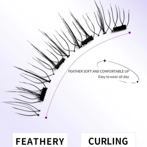 🔥Hot Sale💥Reusable Magnetic Eyelashes with Applicator