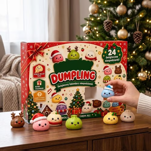 🎅 CHRISTMAS SPECIAL | 24 Days of Mini Squishies – Cute 2026 Advent Calendar with Daily Dumpling Surprises