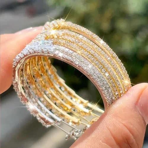 ⏳Time-Limited Special⏰Women's Sparkling Cubic Zirconia Hoop Earrings