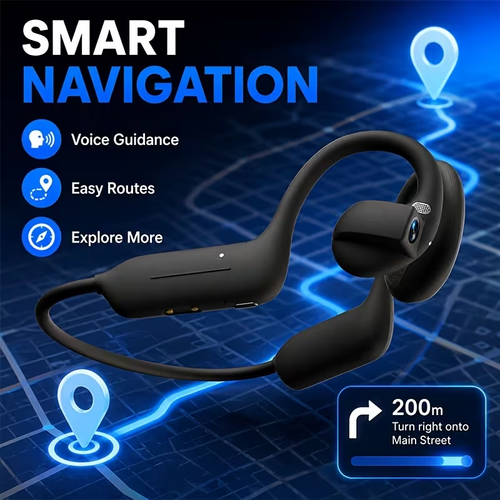 E12 Intelligent Translation Camera Earphones
