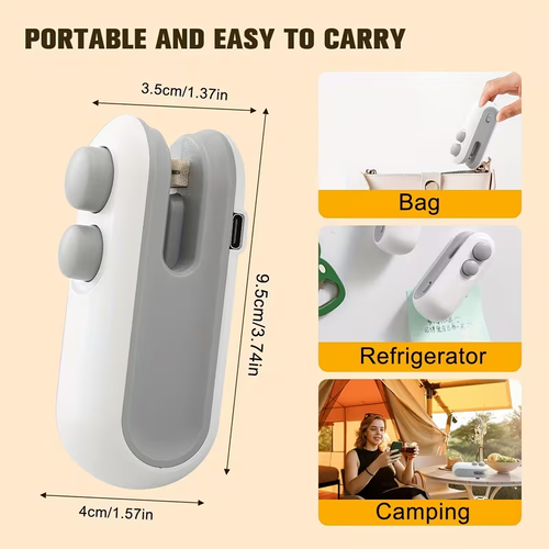 Buy 1 Get 1 Free, Total Of 2pcs Mini Bag Sealer