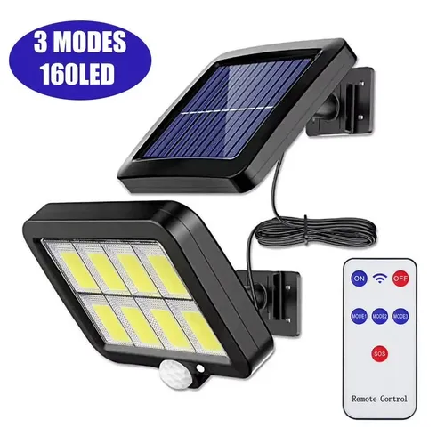 COB LED Solar Light Split Wall Lamp Waterproof Outdoor Wall Emergency Street Security for Garden Decoration Motion Sensor