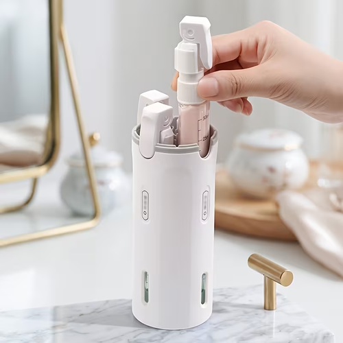 🧴 50% OFF NOW! 🎉 4-in-1 Travel Dispenser Bottles – Leak-Proof, Refillable & TSA Approved