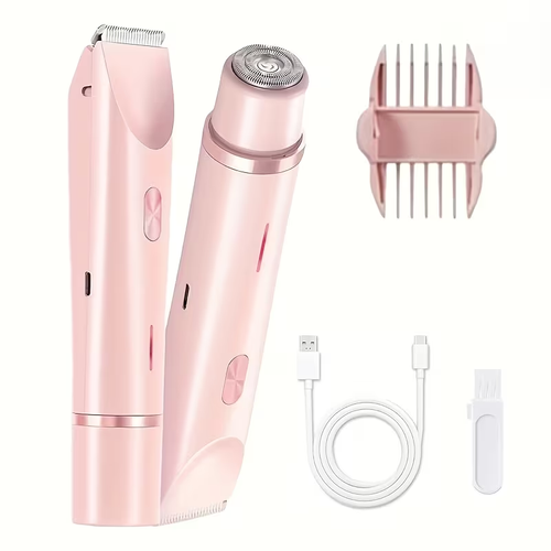 IPX7 Waterproof Dual-head Shaver for Women