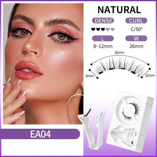 🔥Hot Sale💥Reusable Magnetic Eyelashes with Applicator