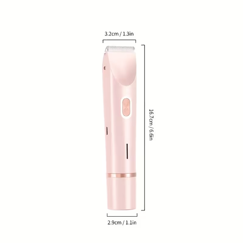 IPX7 Waterproof Dual-head Shaver for Women