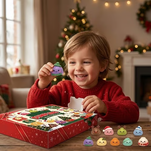 🎅 CHRISTMAS SPECIAL | 24 Days of Mini Squishies – Cute 2026 Advent Calendar with Daily Dumpling Surprises