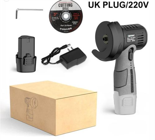 🧰12V Mini Angle Grinder with Cutting Disc