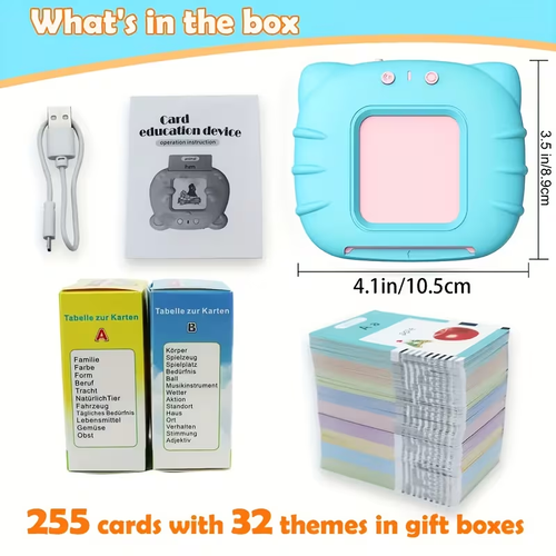 Interactive Conversation Flash Card Bilingual Card Machine