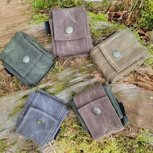 Rugged Waxed Canvas Foraging Bag