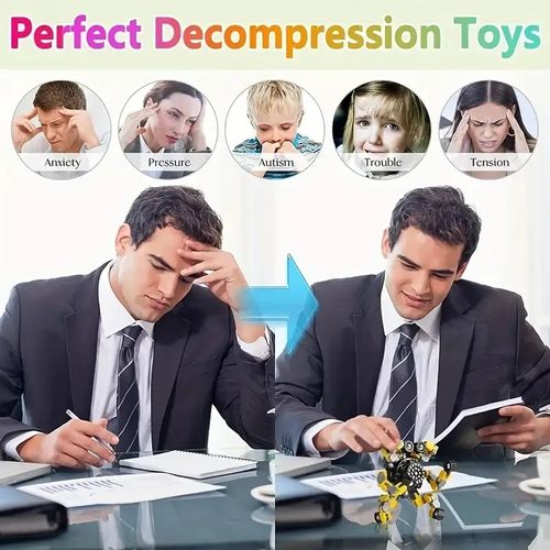 🎁🔥 Transformable Fingertip Anxiety Stress Relief Toy