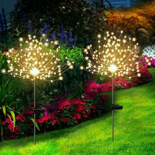 🎁Waterproof Solar Garden Fireworks Lamp 8 Reviews