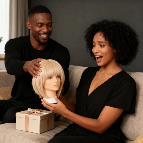 12.99 Inch Short Bob Wig with Bangs