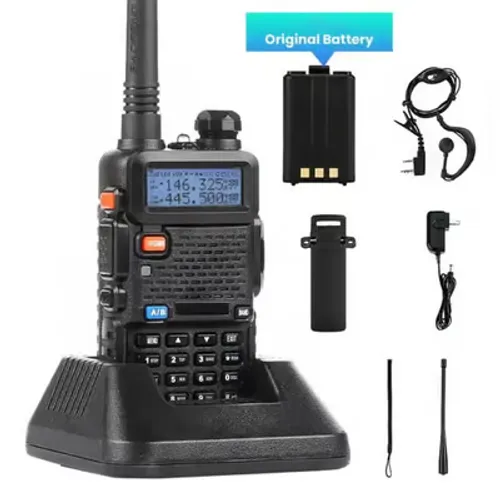 🔥UV-5R Ham Radios Long Range—8W Dual Band Rechargeable Walkie Talkie Portable Two-Way Radios 9 sales