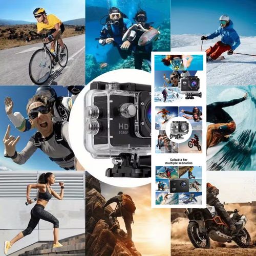 1080P🏍️💦 Waterproof Action Camera: Capture All Your Outdoor Thrills📸