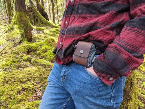 Rugged Waxed Canvas Foraging Bag