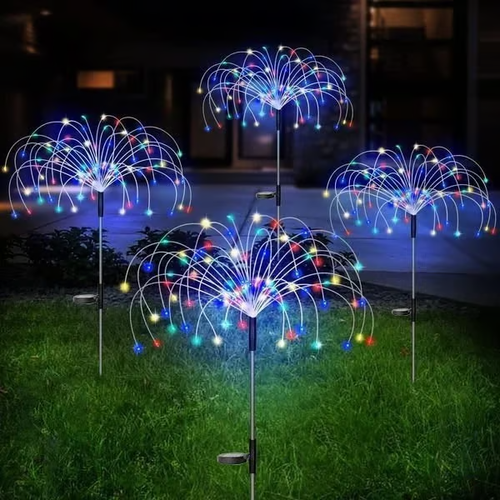 🎁Waterproof Solar Garden Fireworks Lamp 8 Reviews