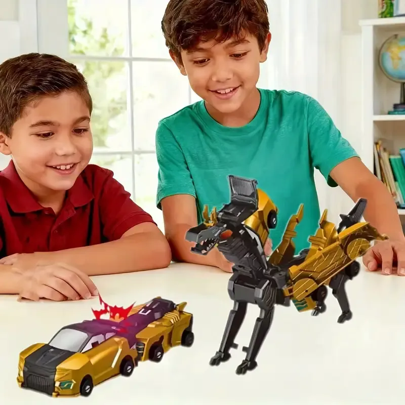 Magnetic Dragon and Car Transformer Toy