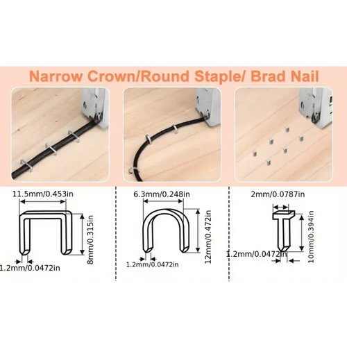 💯4 in 1 heavy-duty Stapler For Diy Home Decor Furniture Wood Frame Stapler, Multi-tool Hand Nail Gun Nail Gun Bandage Pliers🚀 21 sales