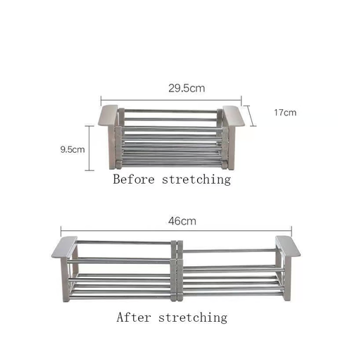 Extend kitchen sink drain basket