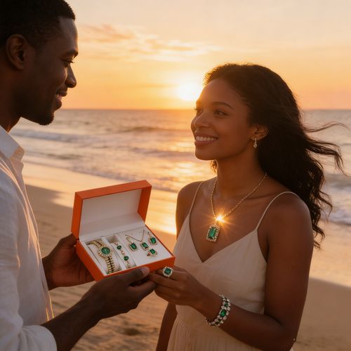 🔥⌚Women's watch set (earrings, bracelet, rhinestone necklace)🤪💖