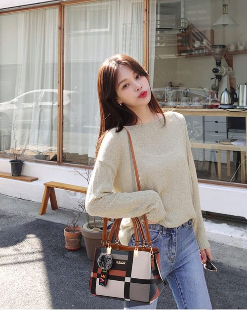 2026 🔥New Stylish Plaid Crossbody 💫 Tote Bag👜