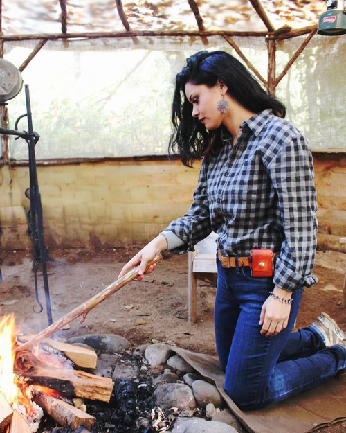 Rugged Waxed Canvas Foraging Bag