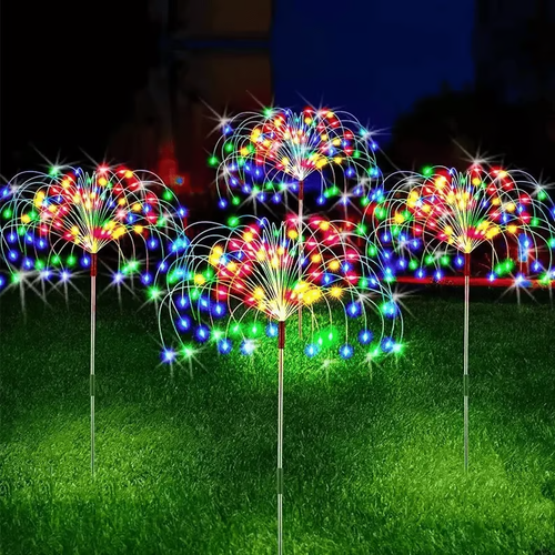 🎁Waterproof Solar Garden Fireworks Lamp 8 Reviews