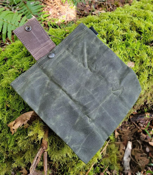 Rugged Waxed Canvas Foraging Bag