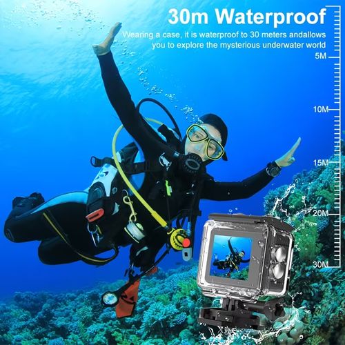 1080P🏍️💦 Waterproof Action Camera: Capture All Your Outdoor Thrills📸