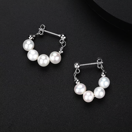 💝To My Dearest Daughter👩❤️👧elegant pearl earrings