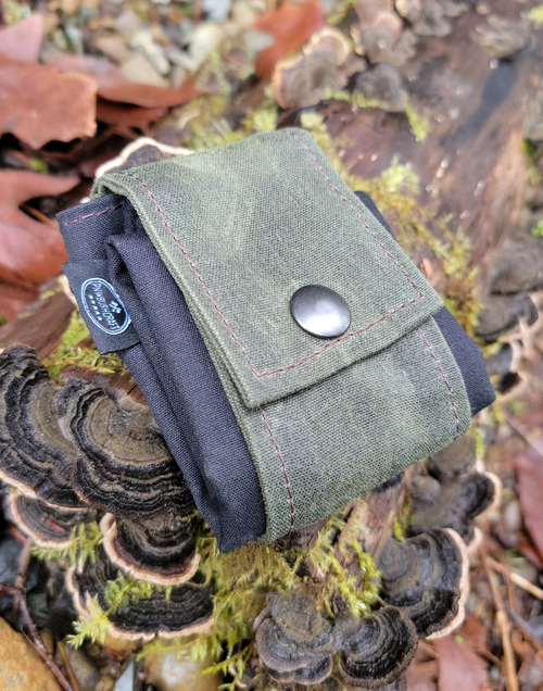 Rugged Waxed Canvas Foraging Bag