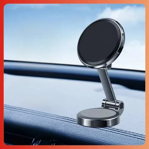 📱Magnetic Phone Holder, Dual-Sided Electronic Vacuum and Magnetic Adsorption, Adjustable and Foldable Multifunctional Cellphone Stand Accessory