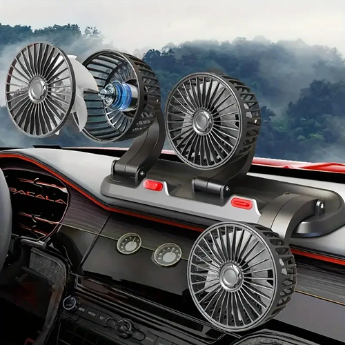 5V Car Fan Three-Head USB Car Fan 3-Speed Adjustable for Car Cooler Fan Auto Accessories Fan-F4310