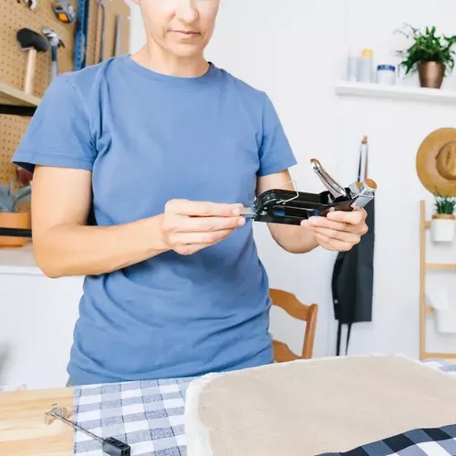 💯4 in 1 heavy-duty Stapler For Diy Home Decor Furniture Wood Frame Stapler, Multi-tool Hand Nail Gun Nail Gun Bandage Pliers🚀 21 sales