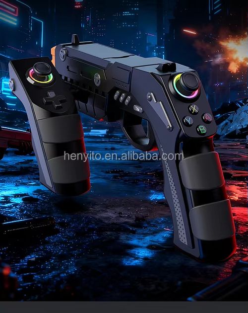 Mobile Phone Game Controller for PC with Game Wheel Steering Vibration Motor Wireless BT Turbo Button