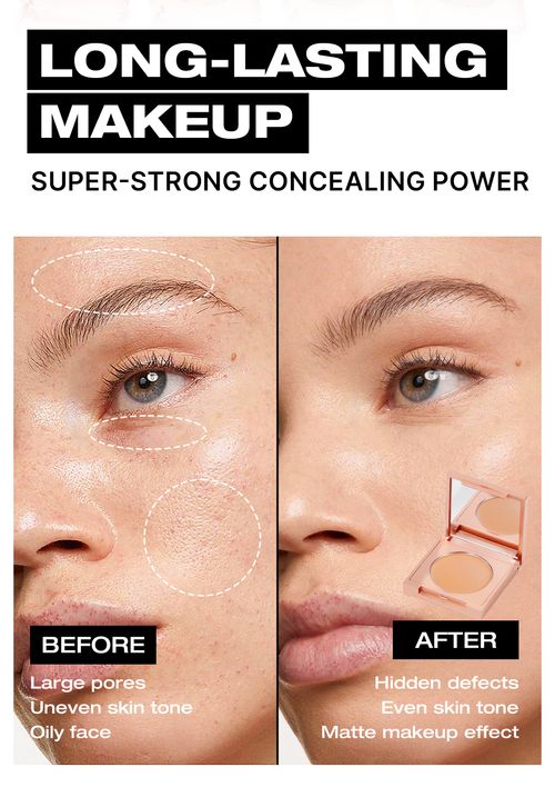 Maycheer 4-Color Soft Matte Concealer — Natural, Organic, Full-Coverage, Waterproof Face Makeup