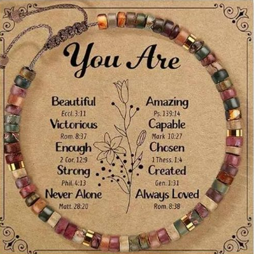 Boho 7 Chakra Rainbow 4mm Natural Stone Beads Dainty Bracelet - Ethnic Tibetan Multi Colors Gemstone Bracelet Jewelry