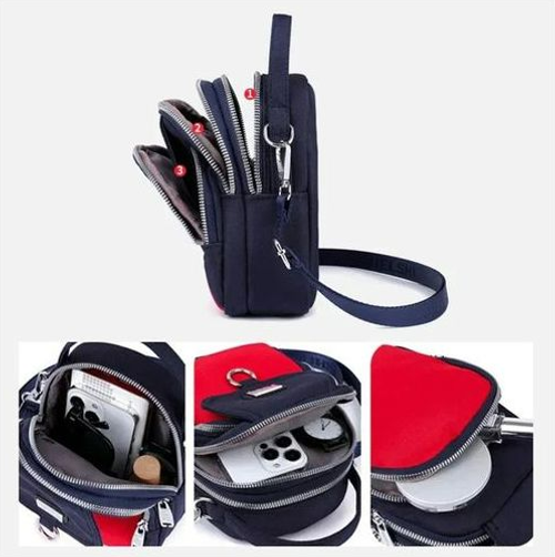 Waterproof Women's Crossbody Bag-Black