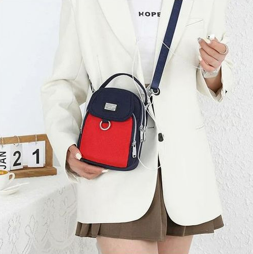 Waterproof Women's Crossbody Bag-Black