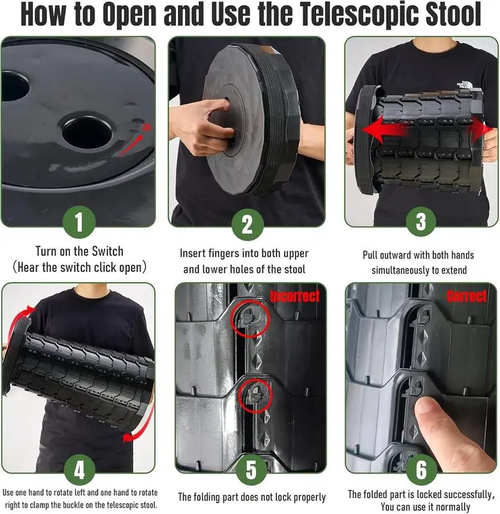 An Essential Foldable Stool for Outings