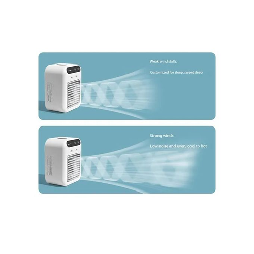 Mini Portable Air Conditioners USB Water Cooling Small Household Table Air Cooler With Spray Humidify Modern Desktop Desk Fan