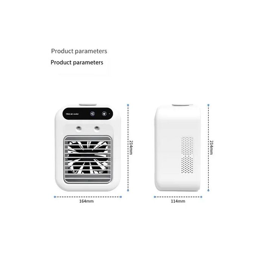Mini Portable Air Conditioners USB Water Cooling Small Household Table Air Cooler With Spray Humidify Modern Desktop Desk Fan