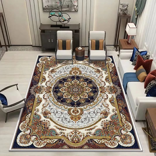 Bohemian Style Short Pile Soft Foldable Decorative Rugs