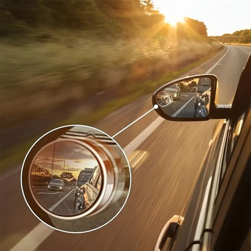 2 Pcs Rearview Mirror Auxiliary Mirror
