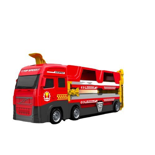 Mega Hauler Truck With Ejection Race Track