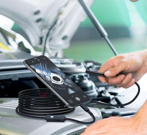 Type-C Analog Camera 8mm Lens, 1080P Endoscope,Snake Inspection Camera