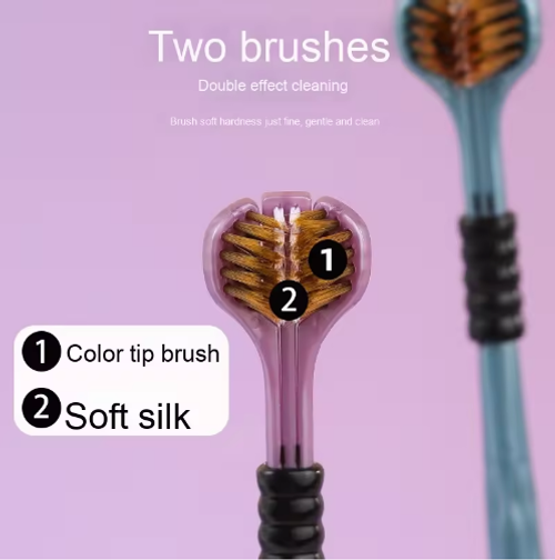 Innovative Three Sided Toothbrush for Oral Care