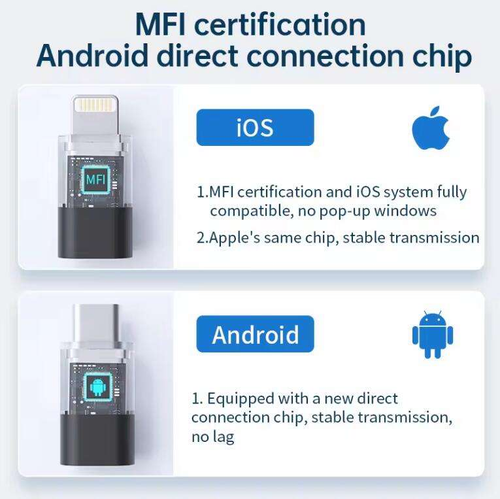 Type-C Analog Camera 8mm Lens, 1080P Endoscope,Snake Inspection Camera