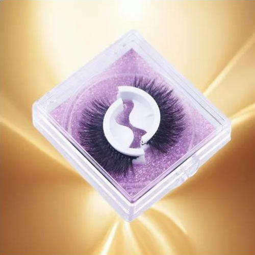 Glue-free self-adhesive reusable full-strip false eyelashes, waterproof and natural-looking 3-second application makeup tool